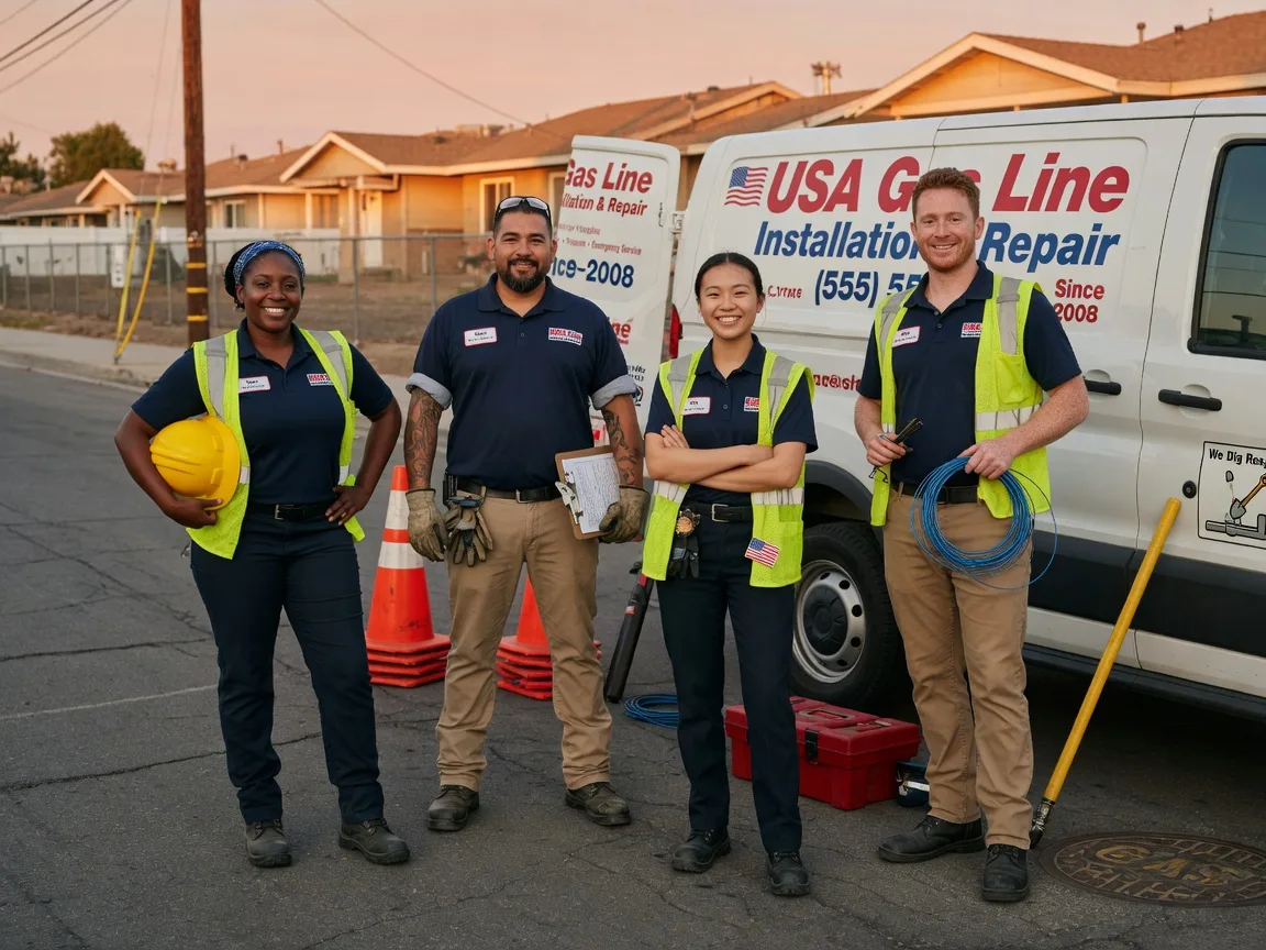 Gas Line Installation company in Rhine, GA